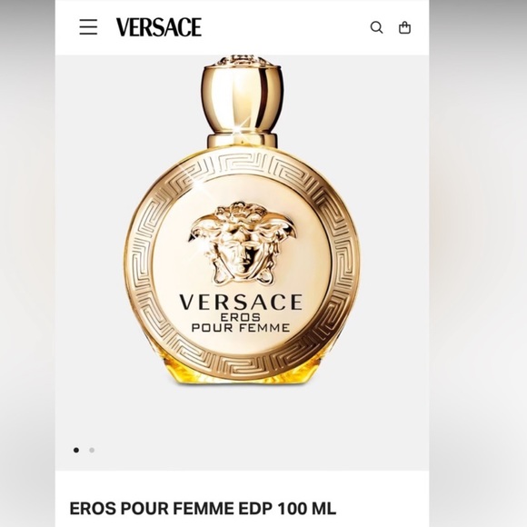 Versace Eros Pour Femme perfume 3.4 oz bottle -USED - Picture 7 of 9